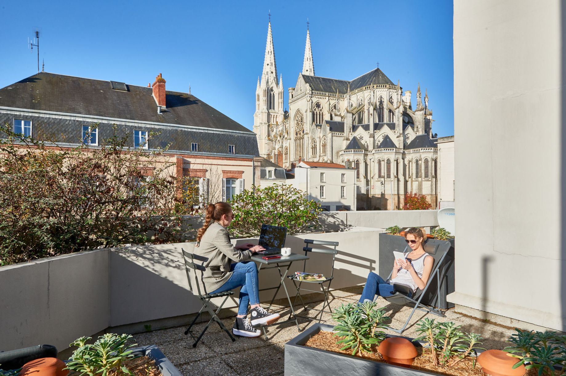 Hôtel Ibis Budget Cholet Centre - Terrasse