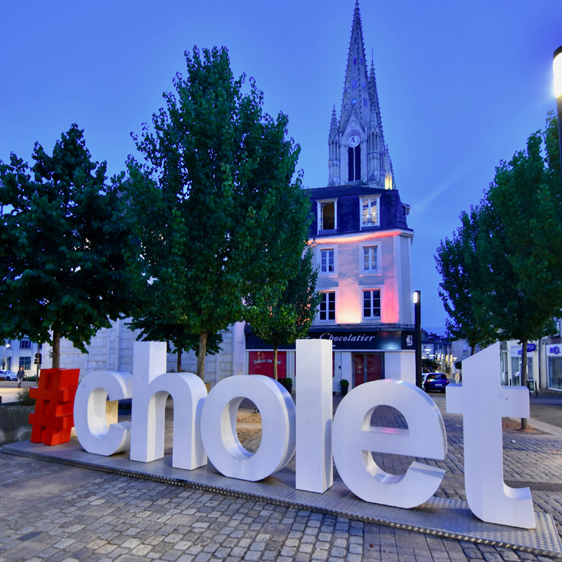 Destination de l'h&ocirc;tel Ibis Budget Cholet Centre